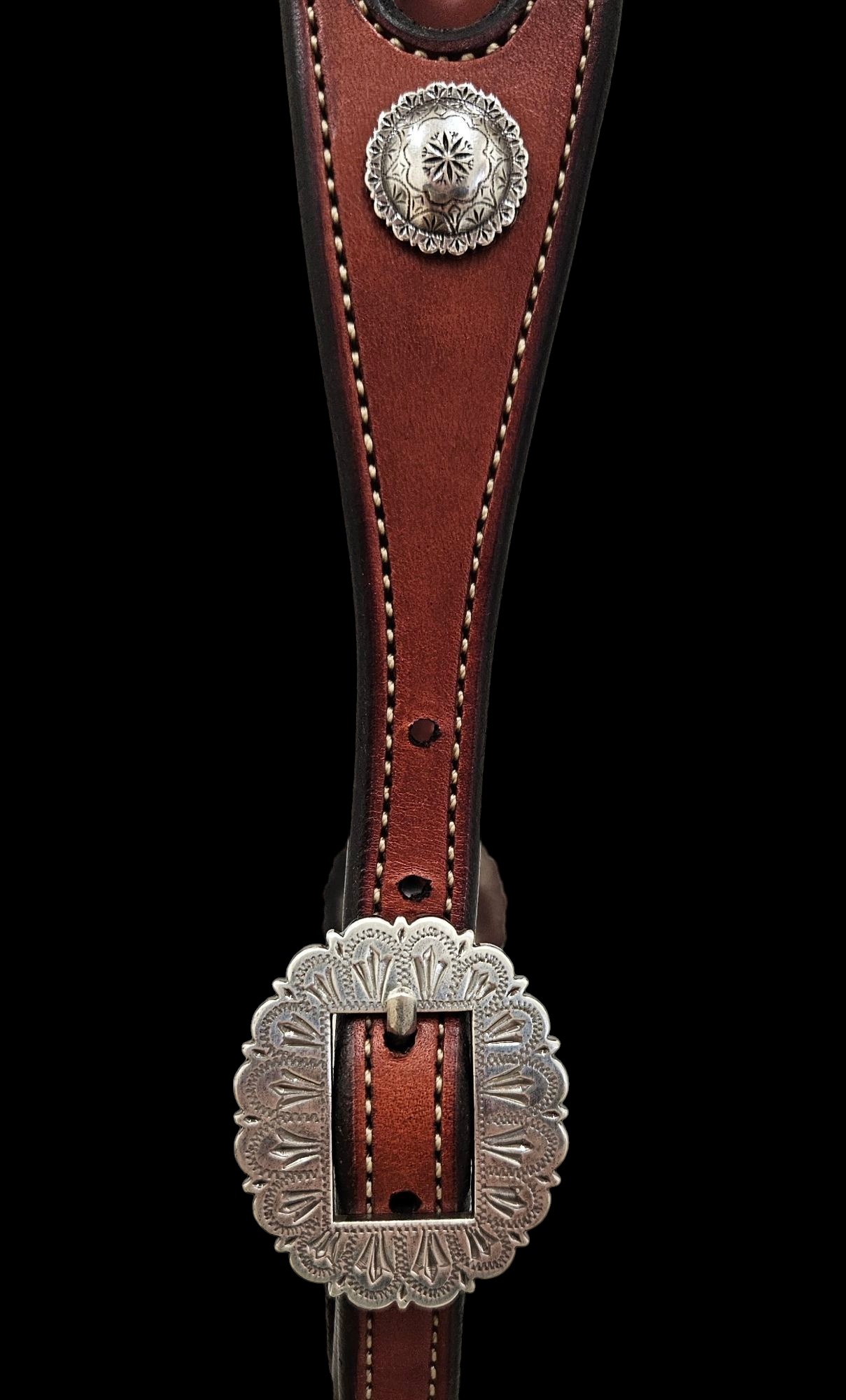 Straight split ear headstall