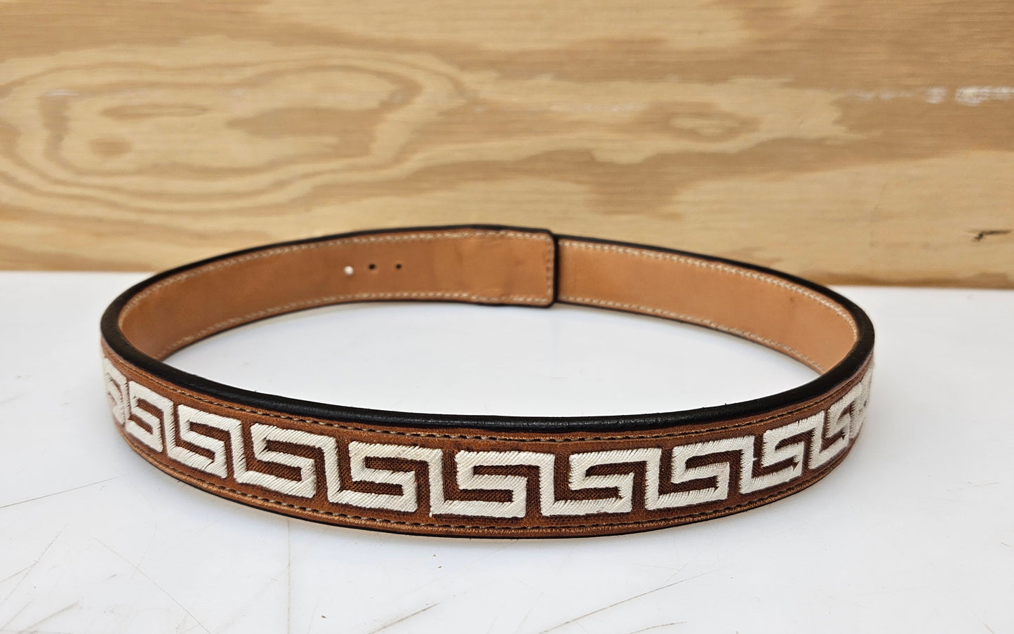 Piteado hatband with Pedro Pedrini silver tip.