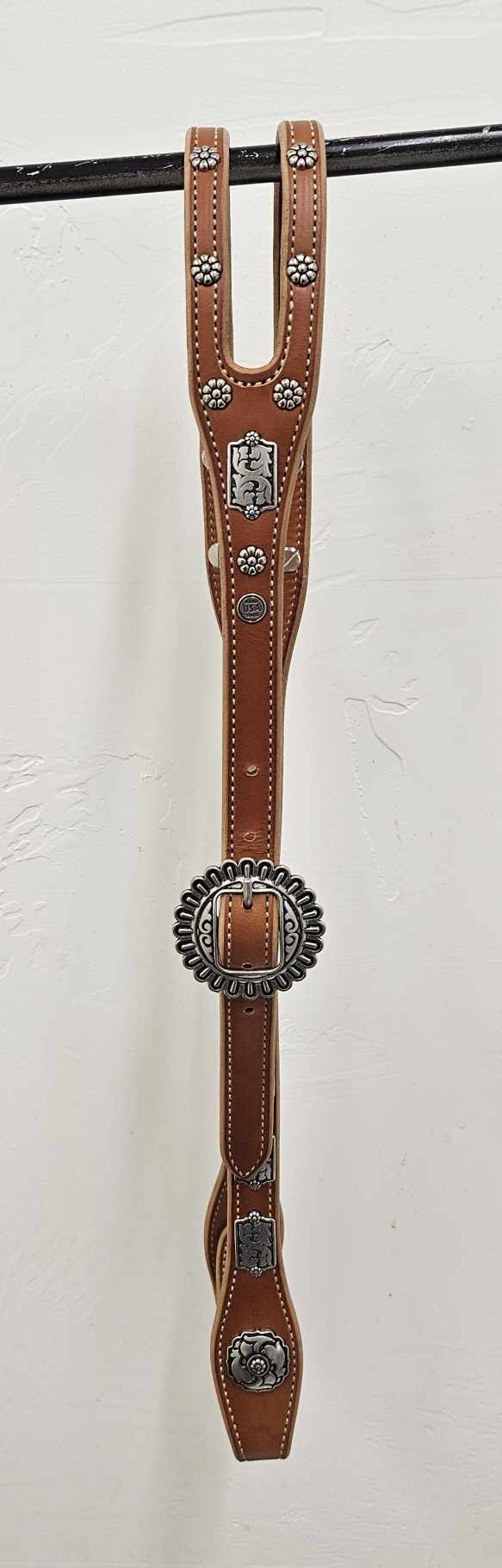 Straight split ear headstall