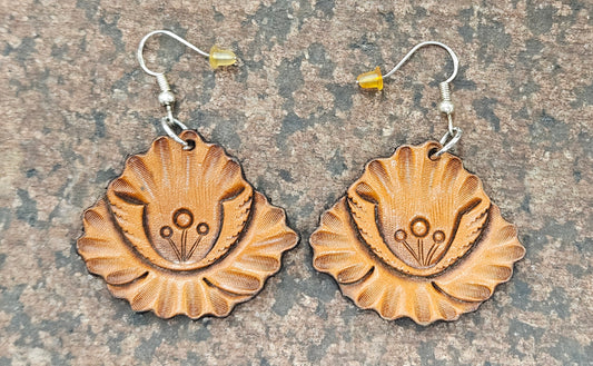 Flower earrings