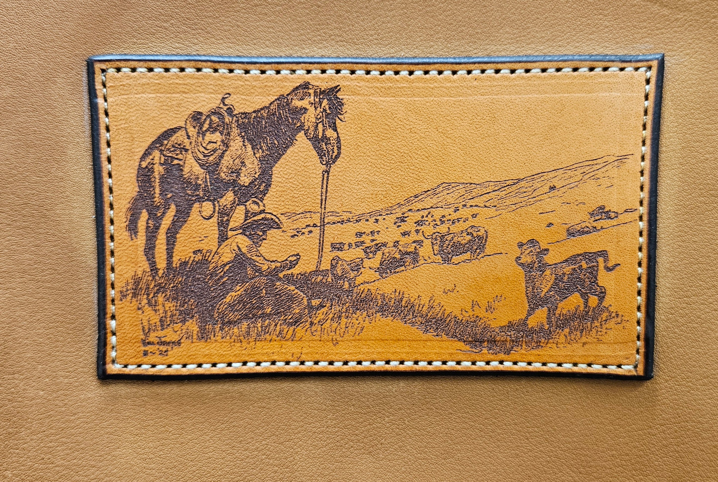 Chaps leather purse