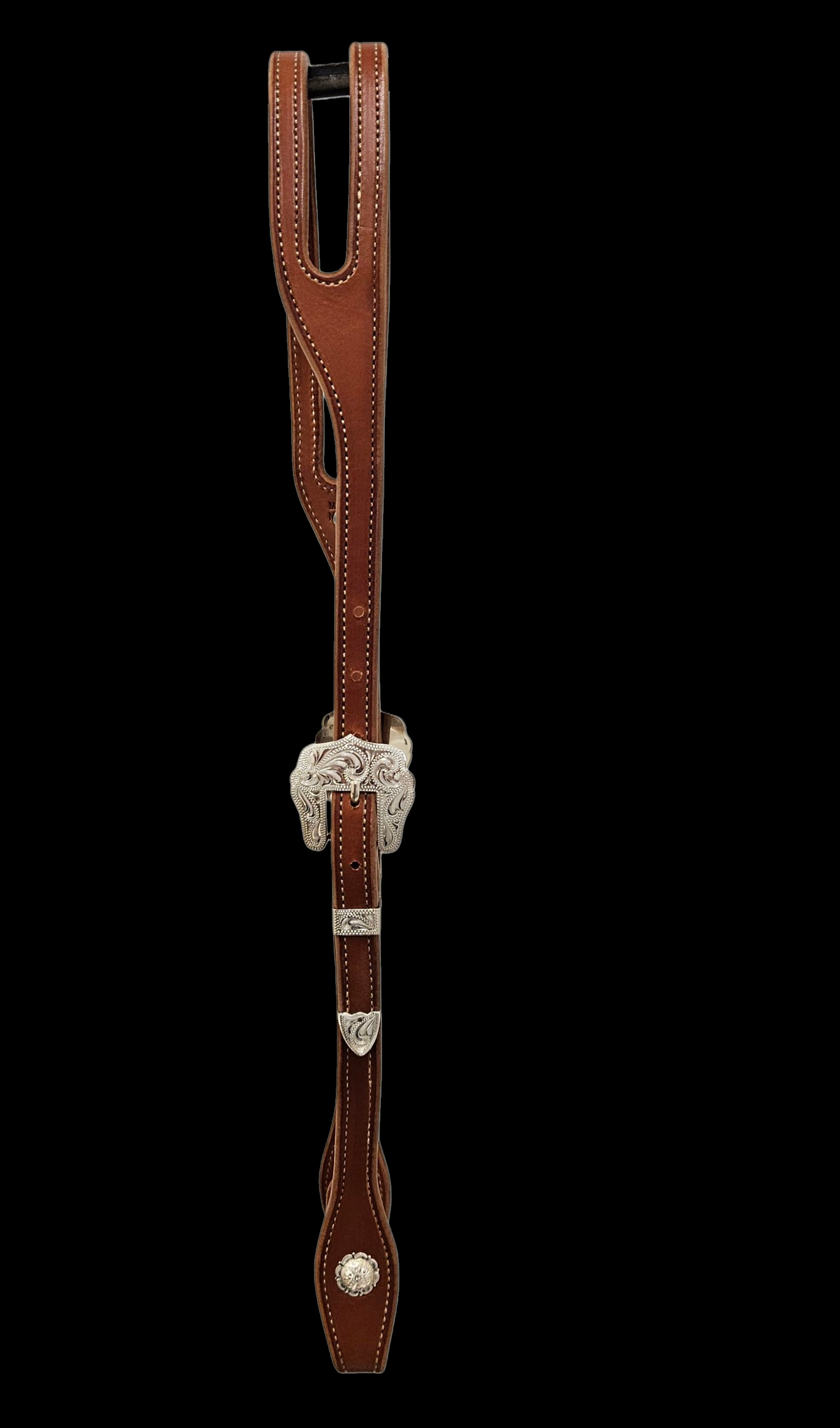 Straight split ear headstall