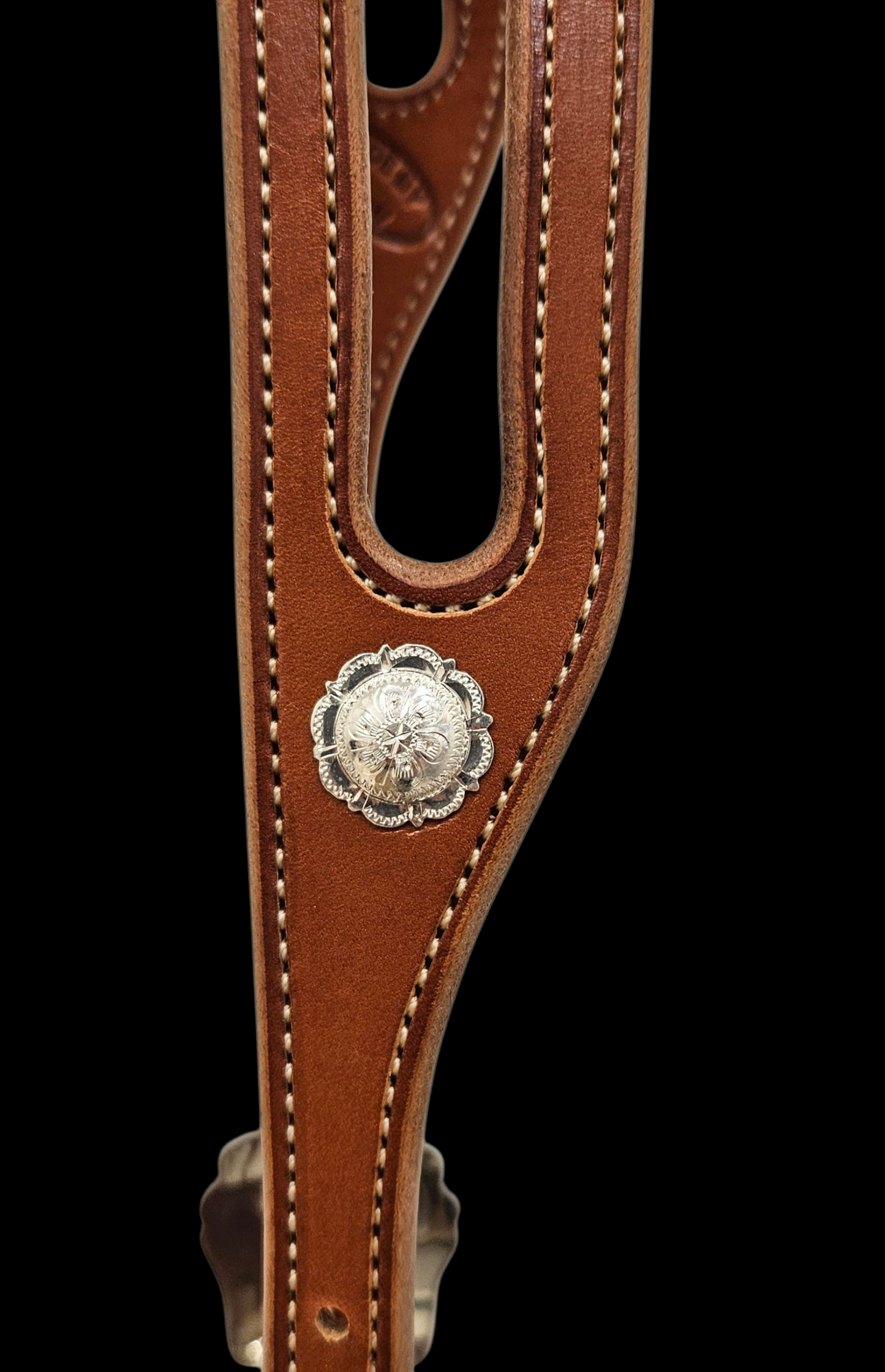 Straight split ear headstall