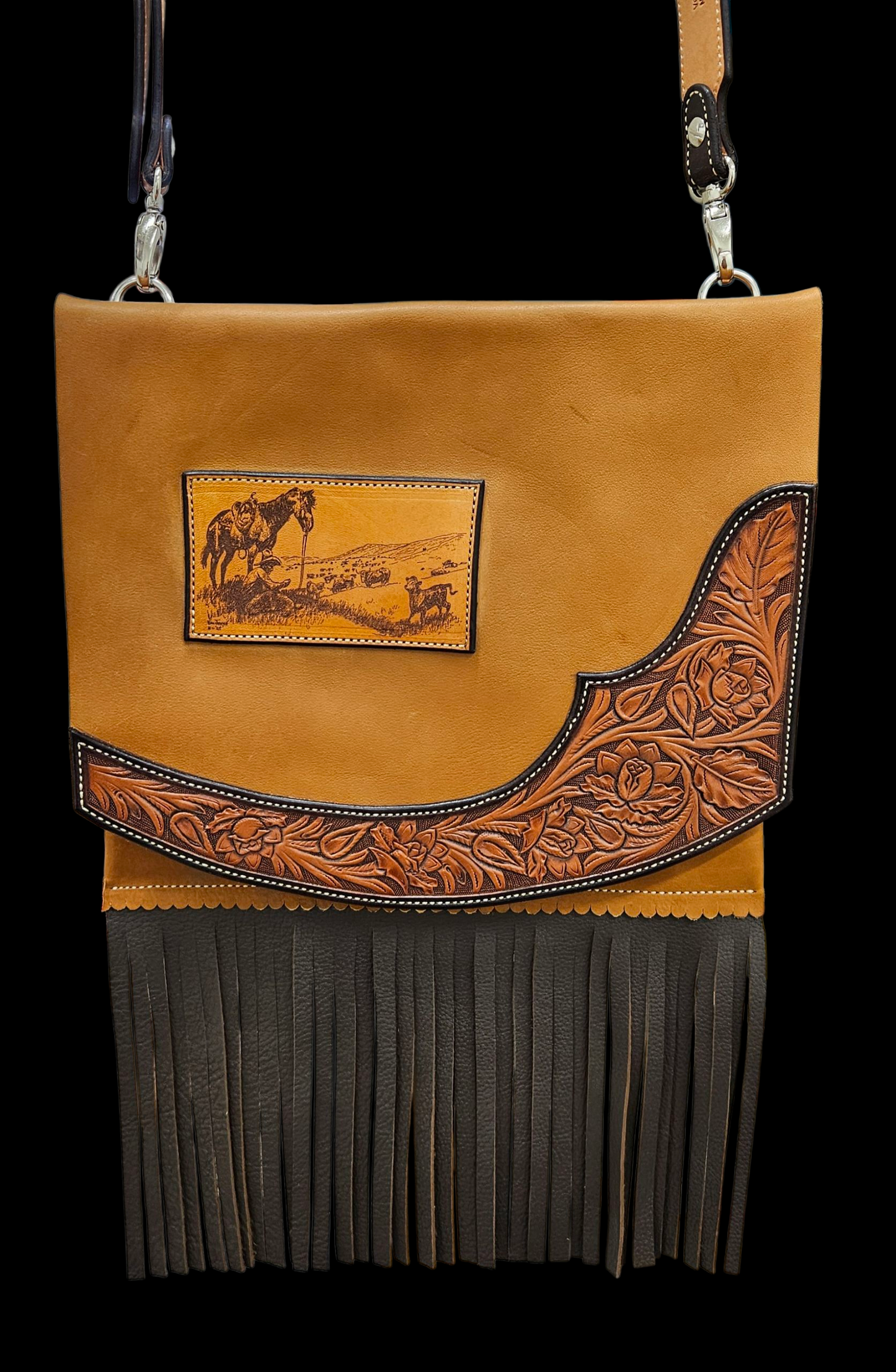 Chaps leather purse