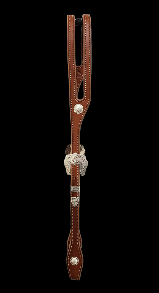 Straight split ear headstall